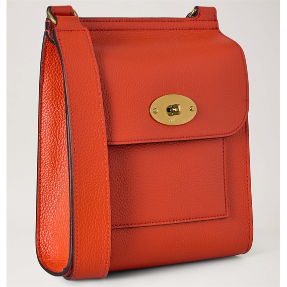 Mulberry Small Antony Coral Orange